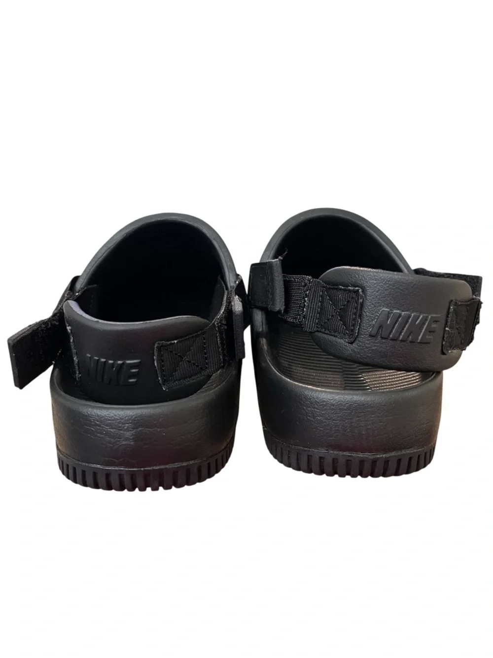 Nike Kids Black Slip-On Clog with Back Strap